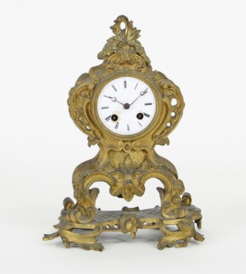 Lot 221 - A 19th Century French ormolu mounted clock...