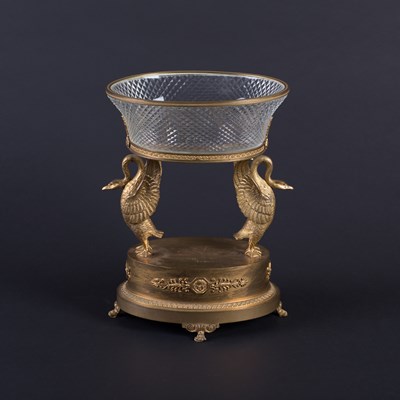 Lot 282 - A 19th Century gilt metal mounted centrepiece,...