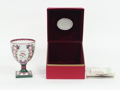 Lot 392 - A Royal Doulton Wemyss ware 1980 centenary...