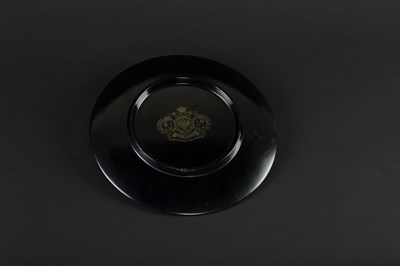 Lot 457 - A pair of Russian lacquer plates, Vichnyakov...