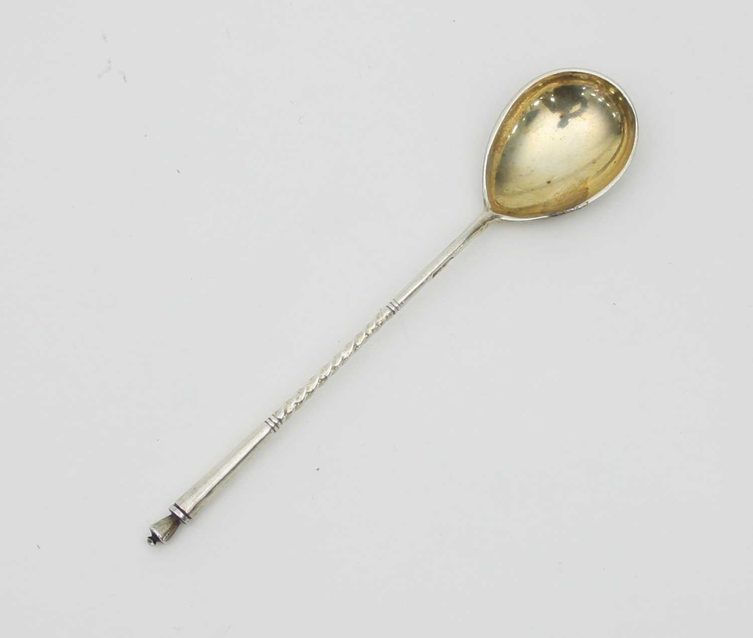 Lot 462 - A Russian silver spoon