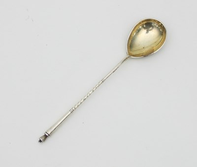 Lot 462 - A Russian silver spoon