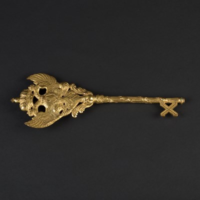 Lot 463 - A Russian ormolu Chamberlain's key, period of...