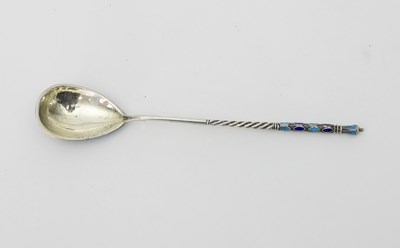 Lot 471 - A Russian silver gilt and cloisonn?© lemon...