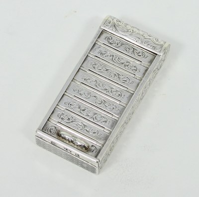 Lot 515 - A Victorian silver pill box, George Unite,...