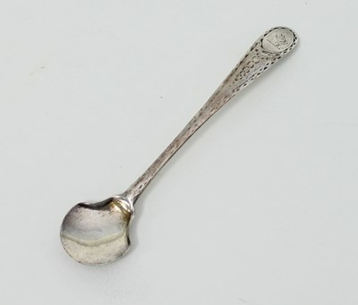 Lot 541 - An Irish provincial silver salt spoon, Carden...