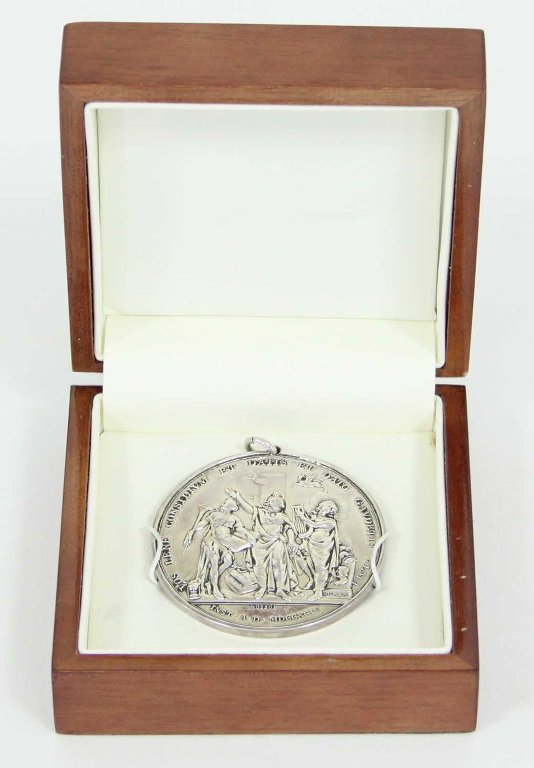 Lot 560 - A George III academic medallion, the Trinity...