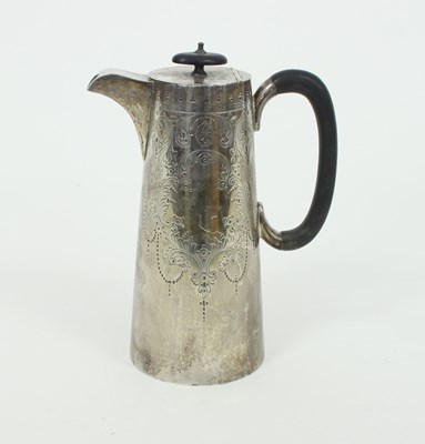 Lot 566 - A silver water jug, Sheffield 1902, fitted an...