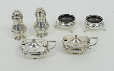 Lot 576 - A pair of Victorian silver salts, London 1863,...