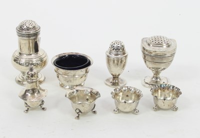 Lot 646 - A George III silver pounce pot, London 1808,...