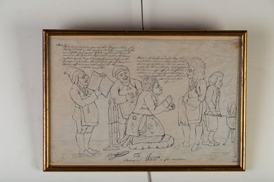 Lot 715 - George Cruikshank/Jack Junk Embarking on a...