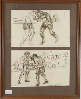 Lot 800 - George Bain (20th Century) [ARR]/Boxing Ring...