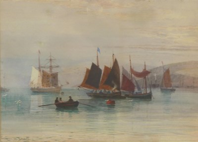 Lot 805 - Arthur H Enock (British 1828-1919)/Coastal...