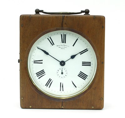 Lot 229 - A West End Watch Co. clock in a gilt brass...