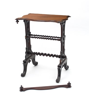 Lot 265 - A 19th Century rosewood occasional table, the...