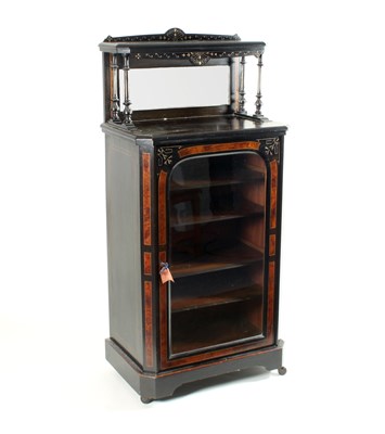 Lot 267 - A 19th Century French ebonised and burrwood...