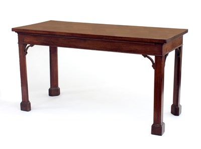 Lot 291 - A George III mahogany serving table, the...