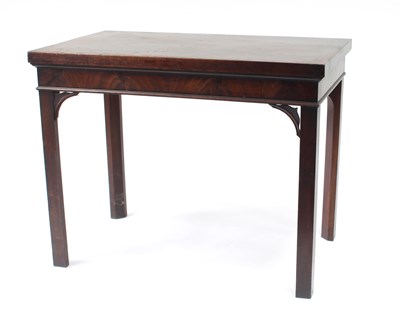 Lot 292 - A George III mahogany serving table, the...