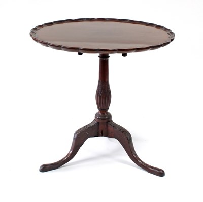 Lot 298 - A George II style mahogany tripod table, with...