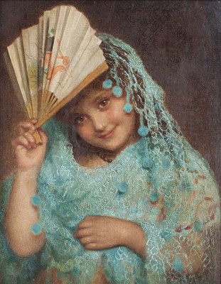 Lot 447 - Sophie Anderson (1825-1914)/Spanish...