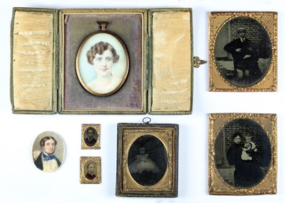 Lot 455 - J E Buckley/Miniature Portrait of a Gentleman...