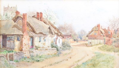 Lot 461 - Richard Ware (British 1852-1904)/Cottage on a...