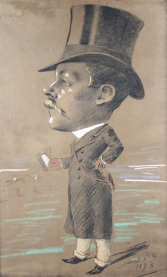 Lot 462 - Marcel Pic/Caricature of a Gentleman at the...