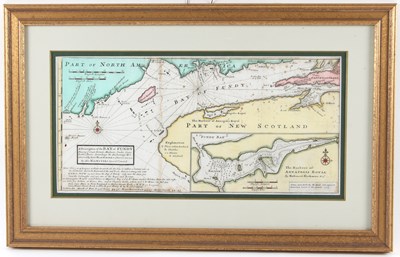 Lot 515 - H Moll/Map of The Bay of Fundy/North...
