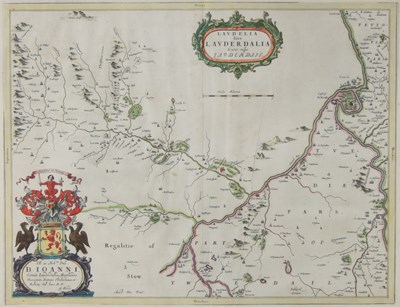 Lot 517 - J Blaeu/Map of Scotland, Lauderdale/circa 1654,...