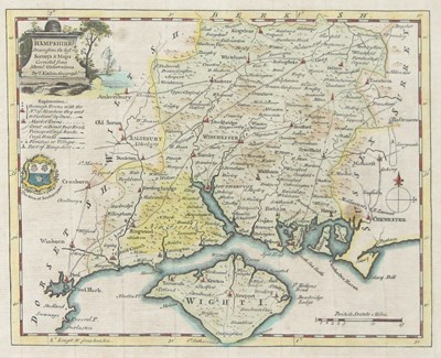 Lot 519 - T Kitchin/Hampshire/surveys and maps corrected...