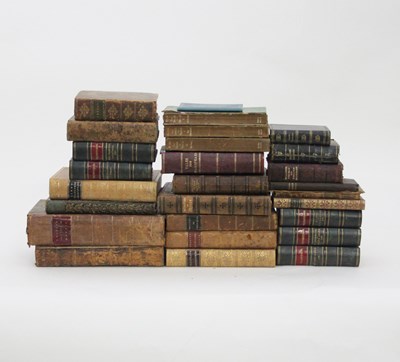 Lot 540 - Sundry leather bound books