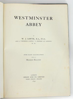 Lot 548 - Loftie (W J) Westminster Abbey and The Inns of...