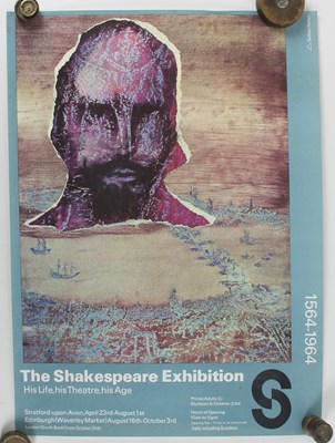 Lot 573 - A Shakespeare Exhibition Poster for 1964,...