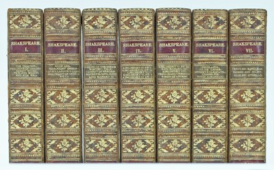 Lot 606 - Shakespeare (W) The Dramatic Works, seven...