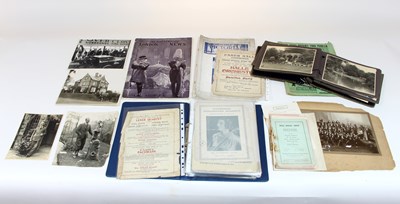 Lot 612 - An album of autographed and inscribed portrait...