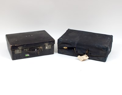 Lot 636 - A lady's leather travelling case, Drew & Sons.,...