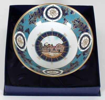 Lot 703 - A Coalport bowl commemorating the worldwide...