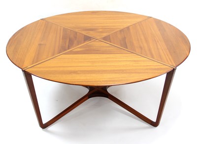 Lot 8 - A mid 20th Century teak coffee table, of...