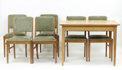 Lot 27 - Gordon Russell/A mahogany dining room suite,...