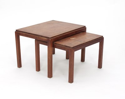 Lot 49 - Gordon Russell/A nest of two tables, the...