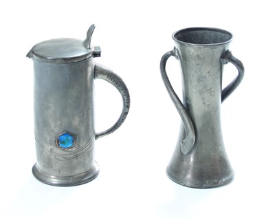 Lot 60 - Archibald Knox for Liberty/A Tudric pewter jug,...