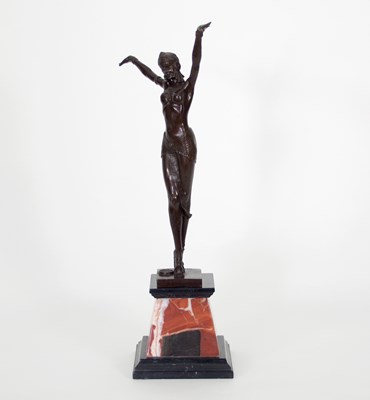 Lot 76 - After Demetre Chiparus/An Art Deco style...