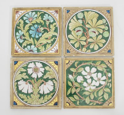 Lot 83 - J Brooke for Minton/A set of four ceramic...