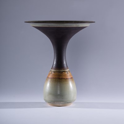 Lot 89 - Graham James/A large stoneware bottle vase...