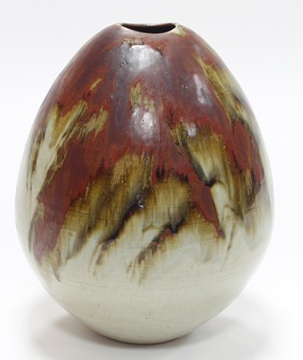 Lot 90 - Graham James/A large stoneware vase of...