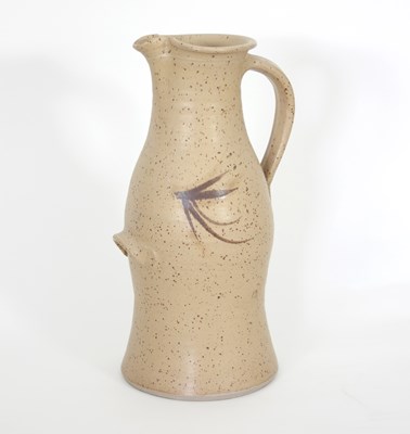 Lot 121 - Russell Collins/A tall stoneware Oxford jug...