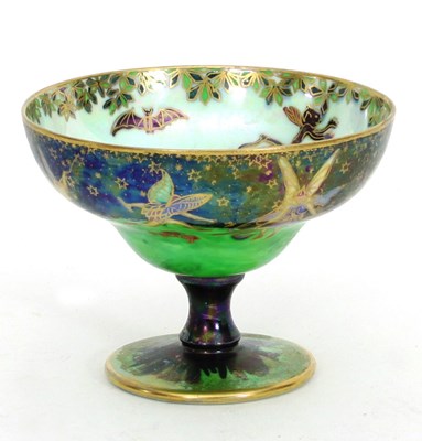 Lot 131 - Wedgwood/A 'Fairyland' lustre footed bowl,...