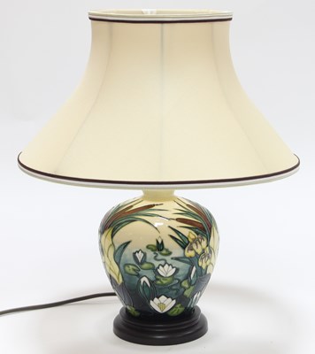 Lot 142 - A Moorcroft 'Lamia' table lamp, tubeline...