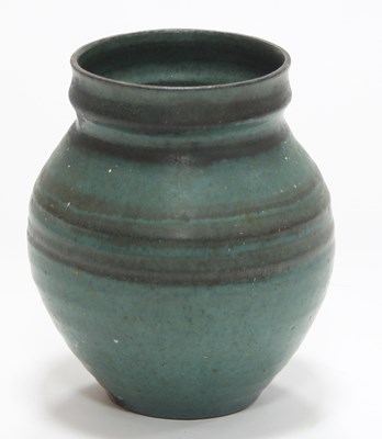 Lot 146 - Sally Dawson/An ovoid studio pottery vase,...