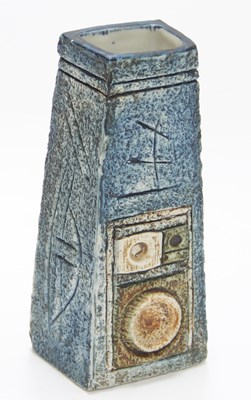 Lot 149 - Jane Fitzgerald for Troika/A pottery coffin...